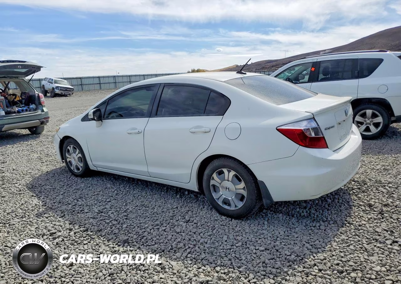 2012 Honda Civic Hybrid VIN:JHMFB4F25CS007876 - 2