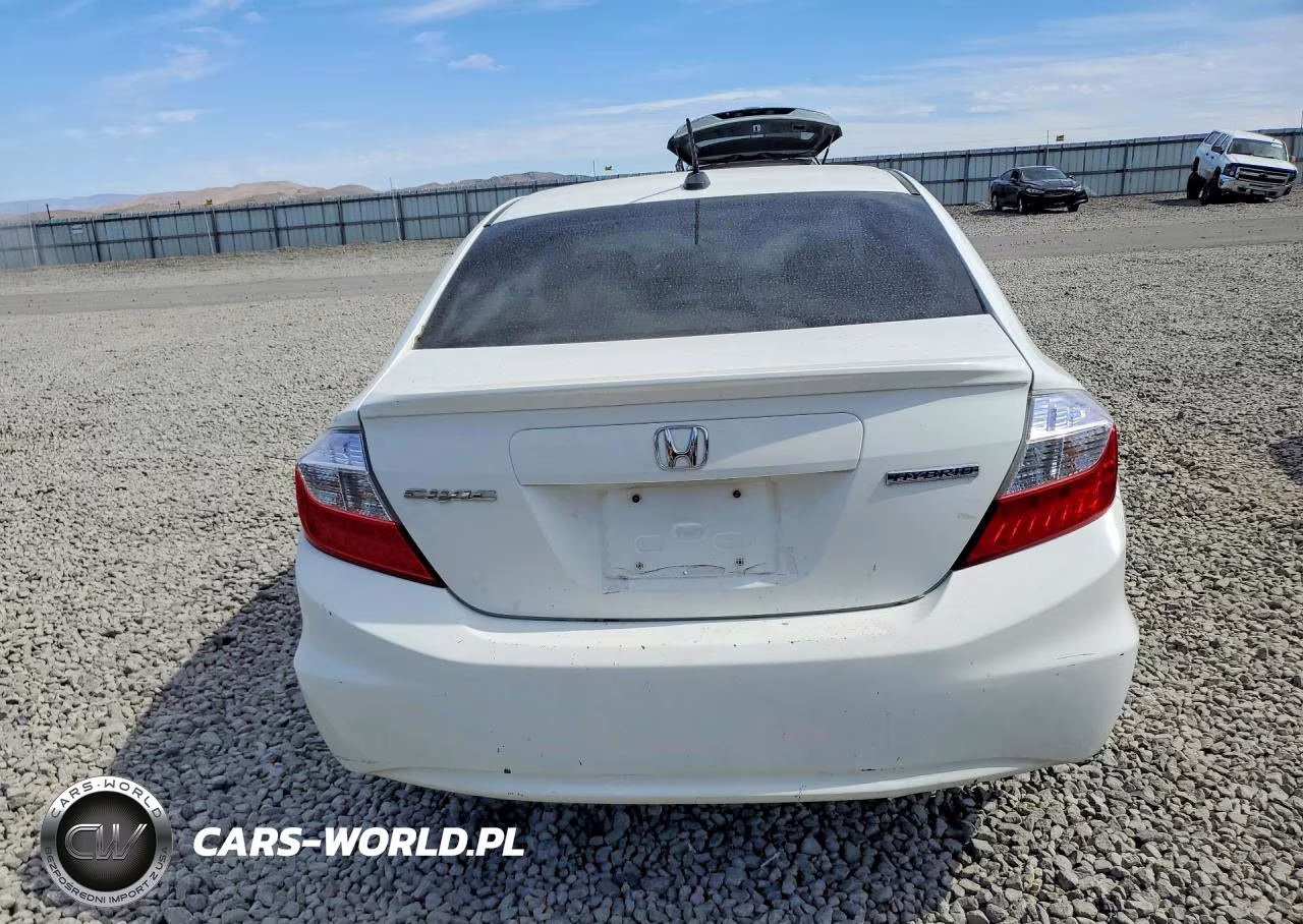 2012 Honda Civic Hybrid VIN:JHMFB4F25CS007876 - 6