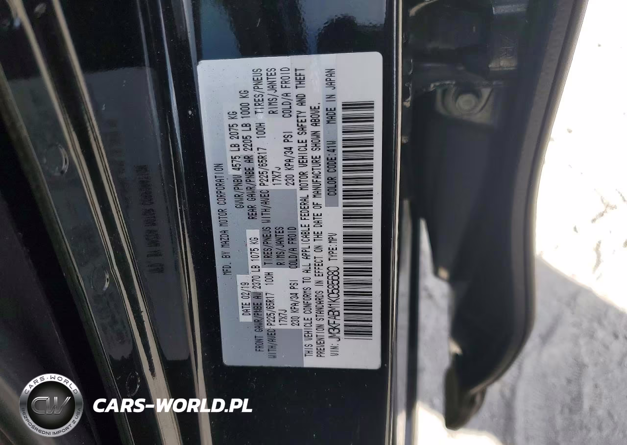 2019 Mazda Cx-5 Sport VIN:JM3KFABM1K0585680 - 13
