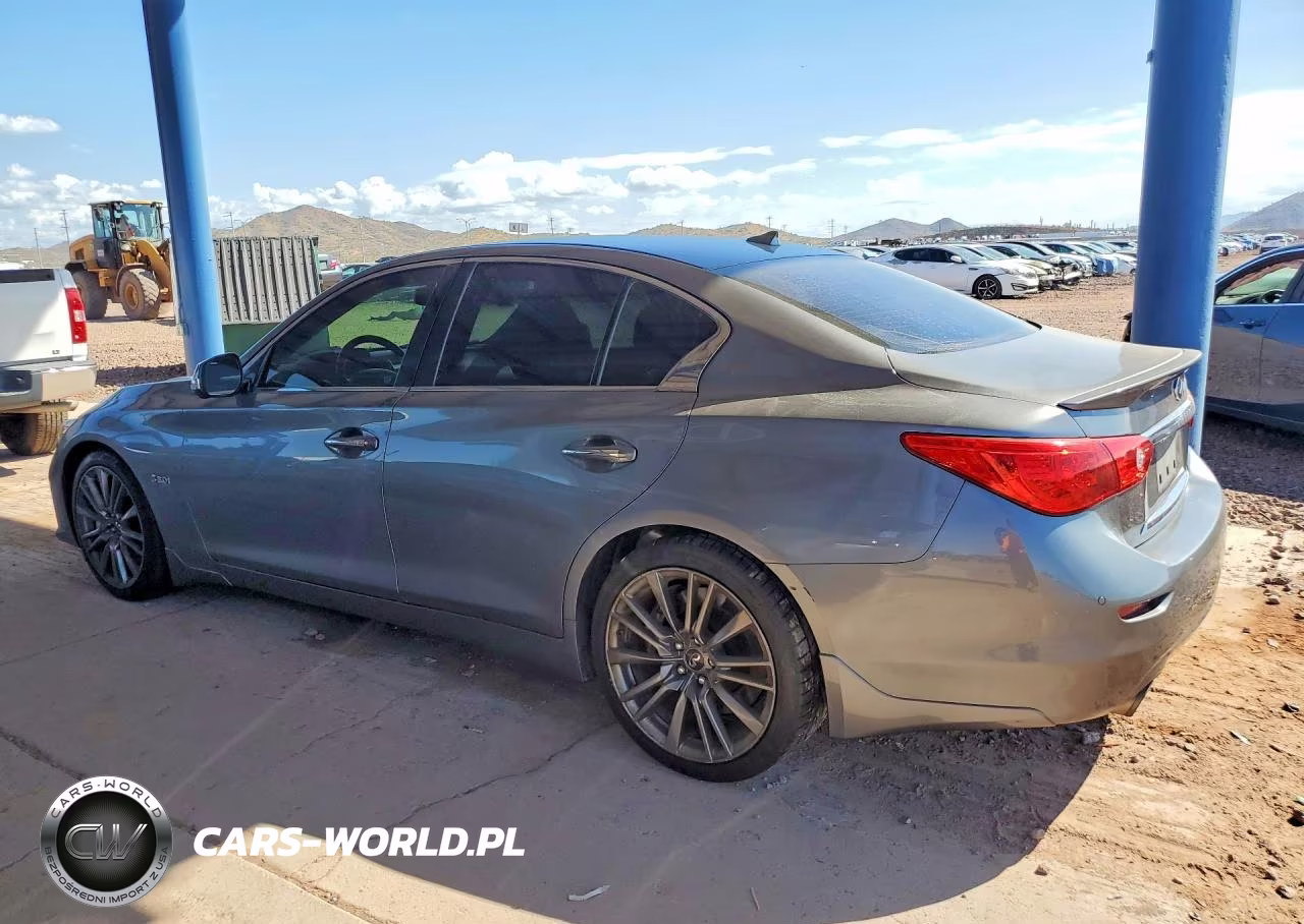 2016 Infiniti Q50 Red Sport 400 VIN:JN1FV7AP7GM421493 - 2