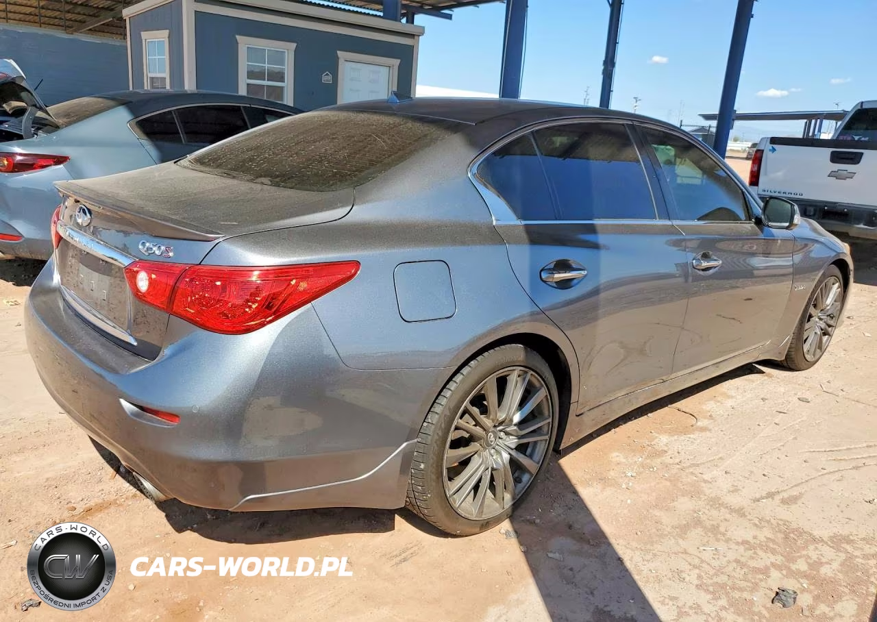 2016 Infiniti Q50 Red Sport 400 VIN:JN1FV7AP7GM421493 - 3