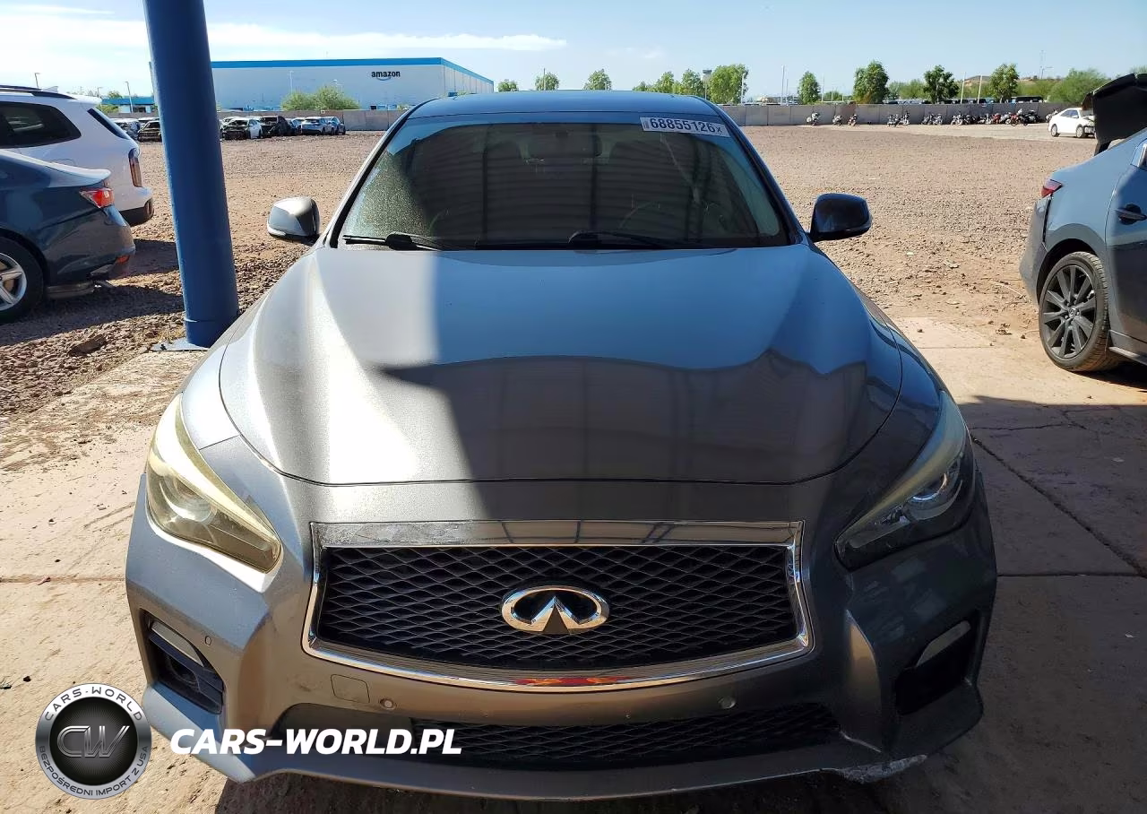 2016 Infiniti Q50 Red Sport 400 VIN:JN1FV7AP7GM421493 - 5