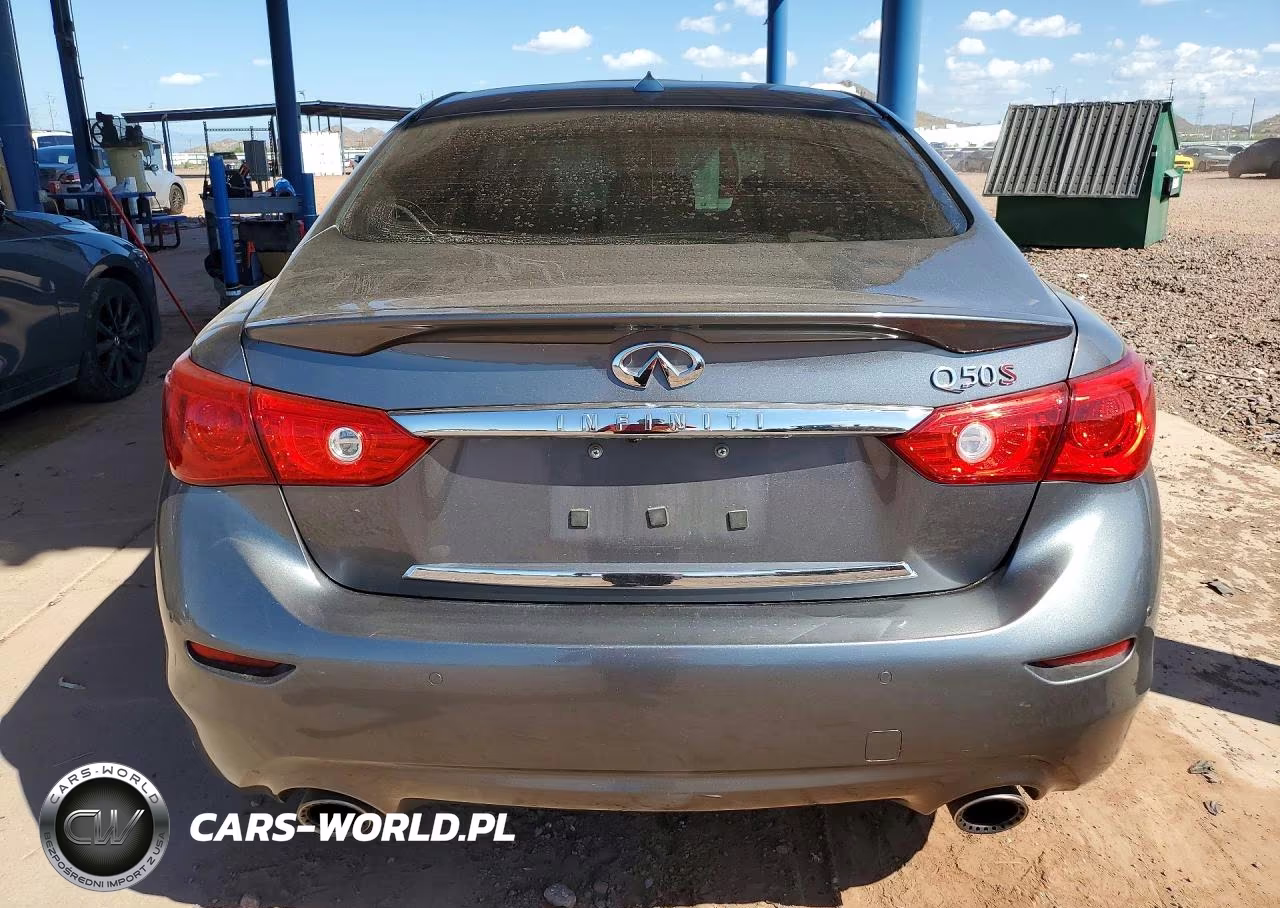 2016 Infiniti Q50 Red Sport 400 VIN:JN1FV7AP7GM421493 - 6