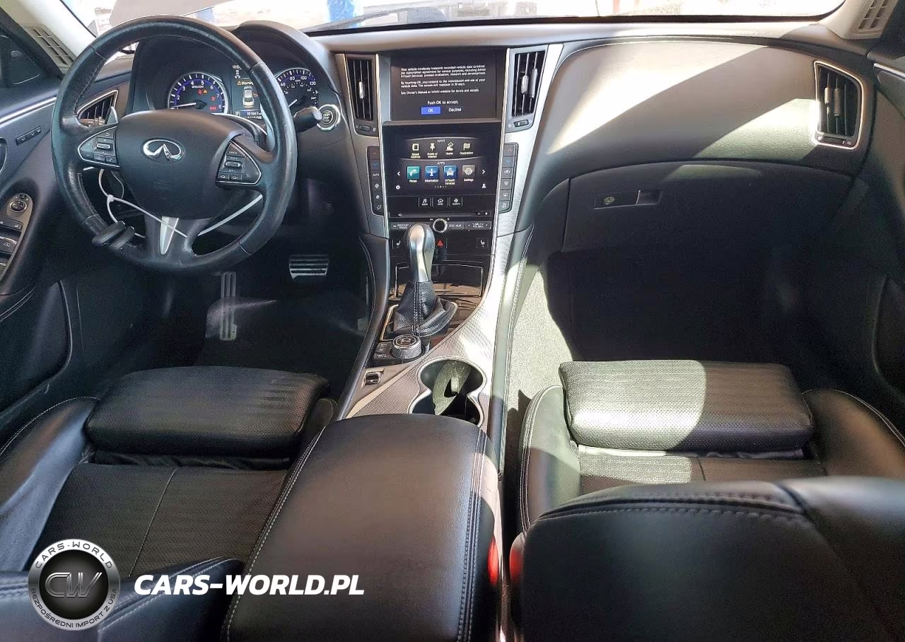 2016 Infiniti Q50 Red Sport 400 VIN:JN1FV7AP7GM421493 - 8