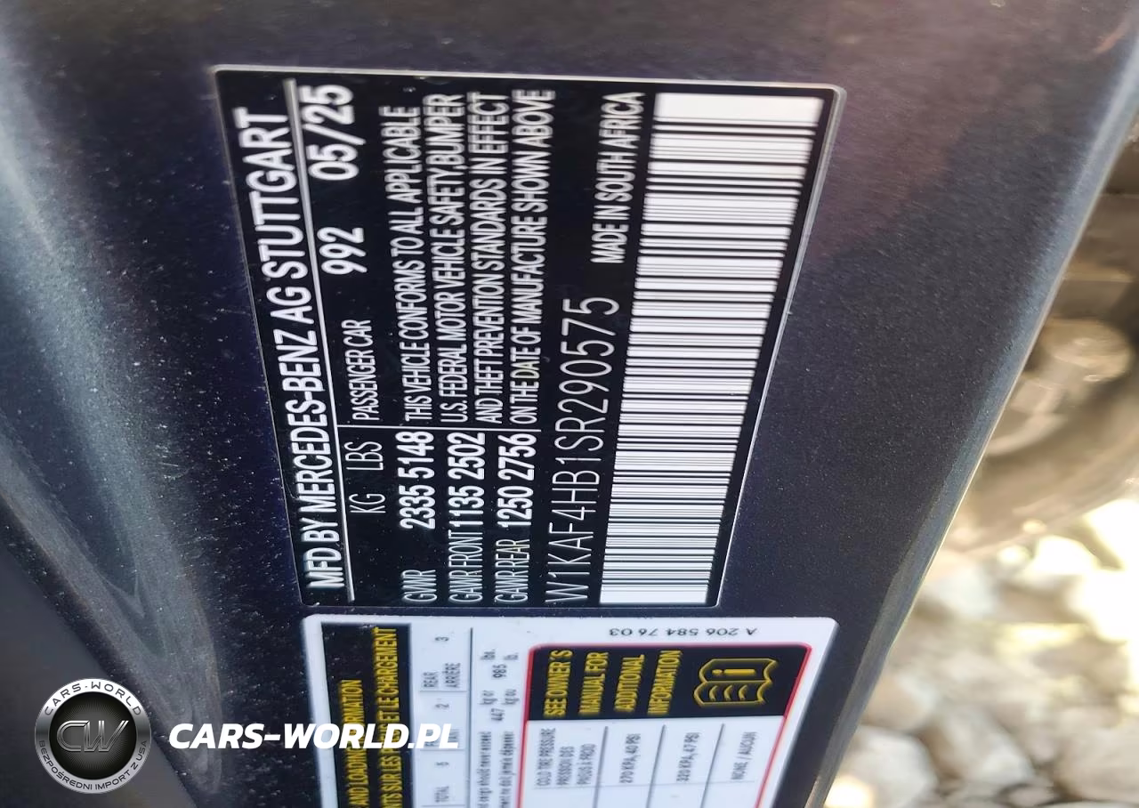2025 Mercedes-Benz C 300 4Matic VIN:W1KAF4HB1SR290575 - 12