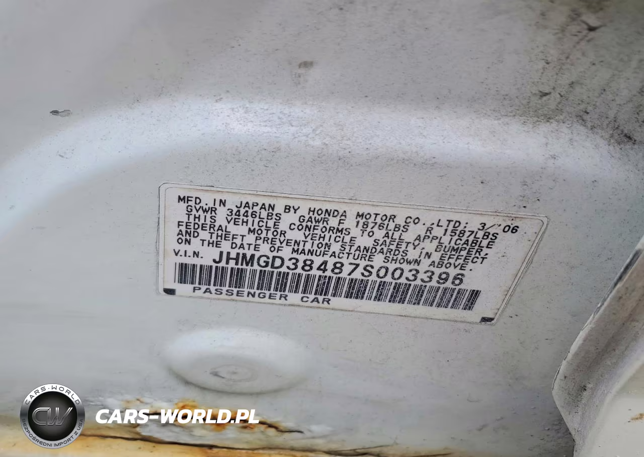2007 Honda Fit VIN:JHMGD38487S003396 - 12