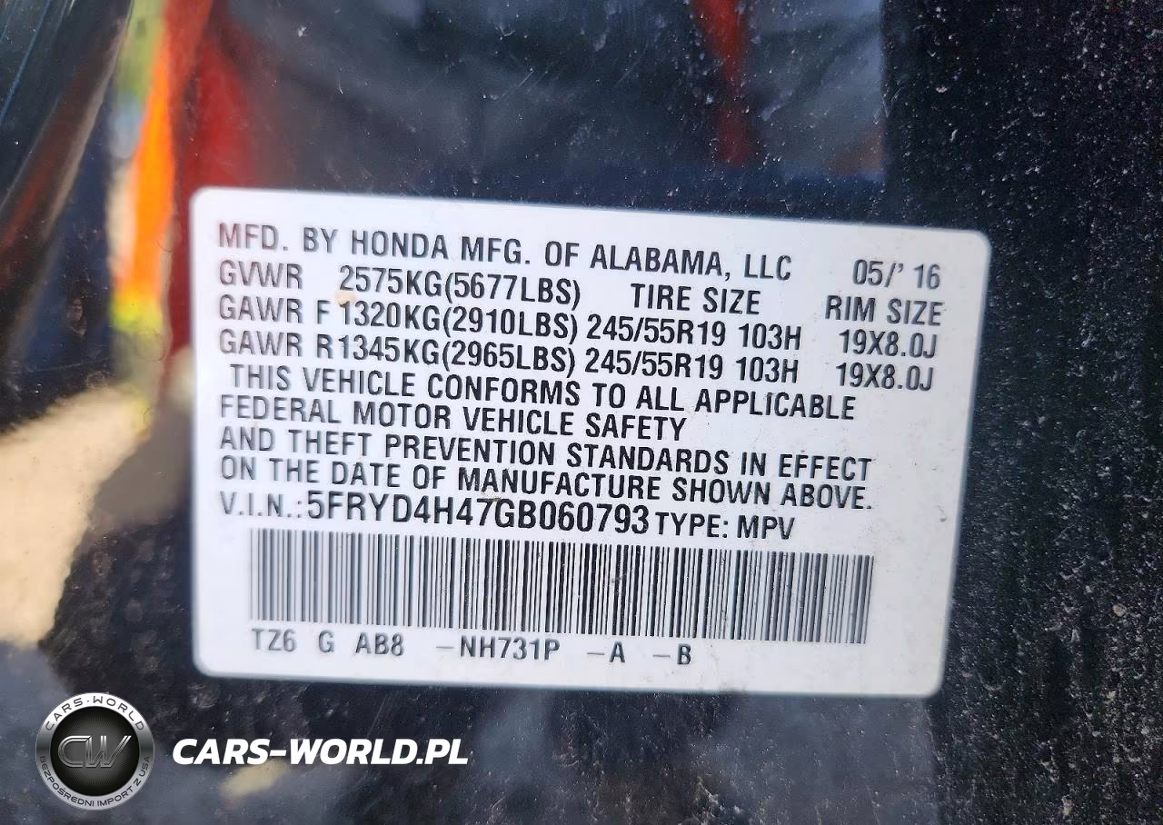 2016 Acura Mdx Technology VIN:5FRYD4H47GB060793 - 13