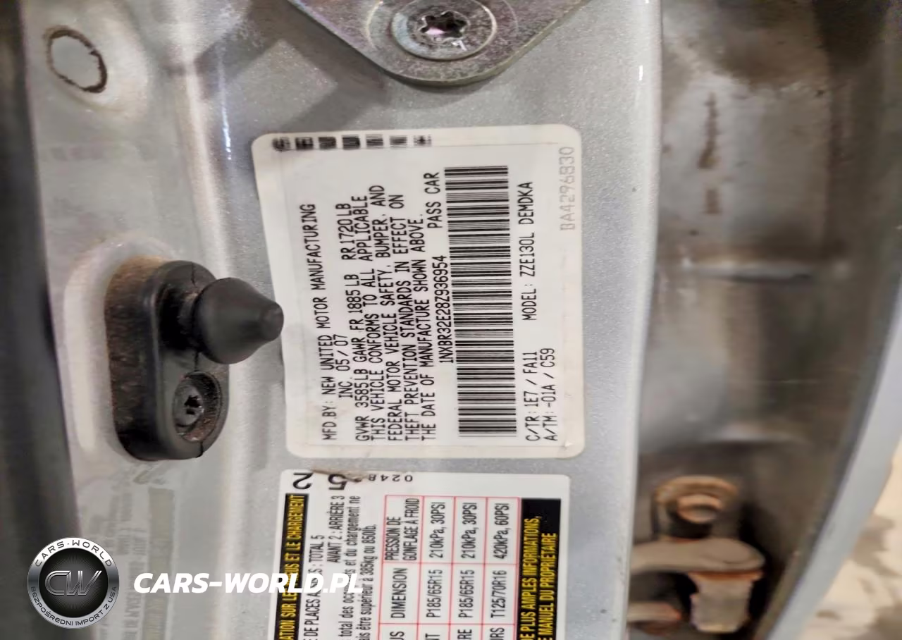 2008 Toyota Corolla Ce VIN:1NXBR32E28Z936954 - 12