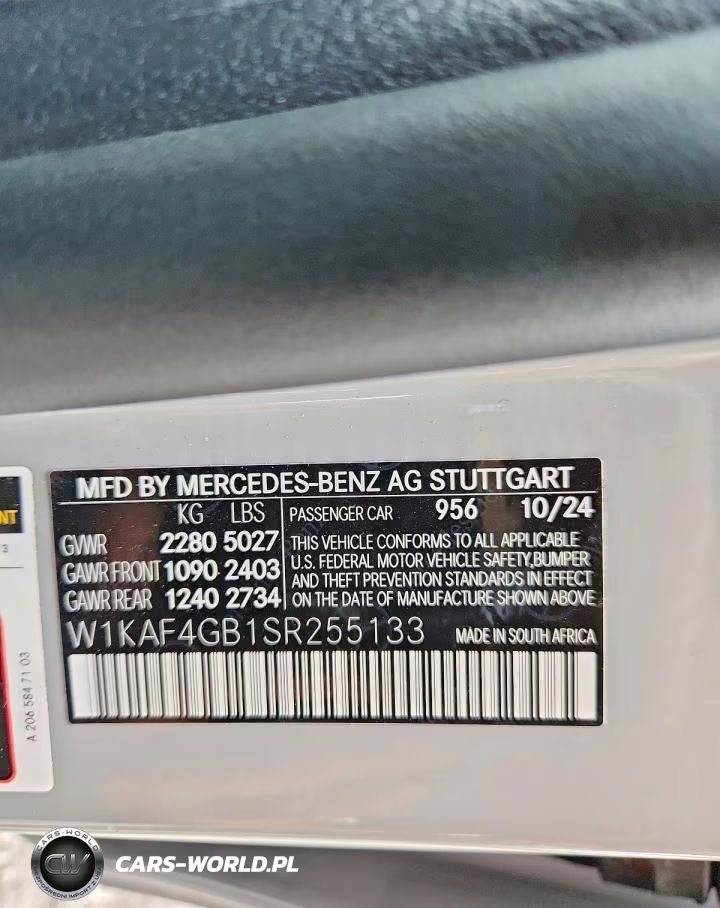 2025 Mercedes-Benz C 300 VIN:W1KAF4GB1SR255133 - 12