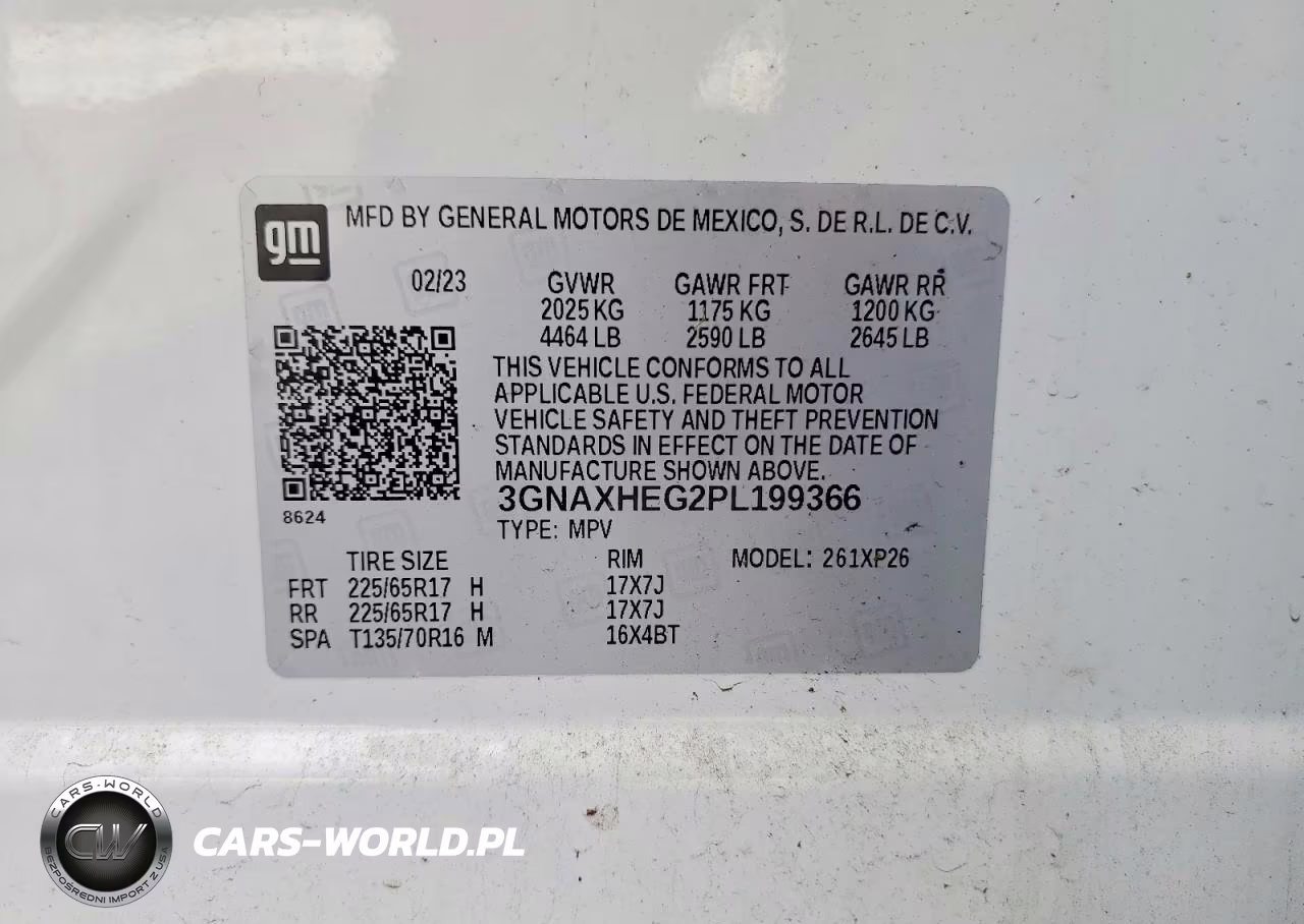 2023 Chevrolet Equinox Ls VIN:3GNAXHEG2PL199366 - 14