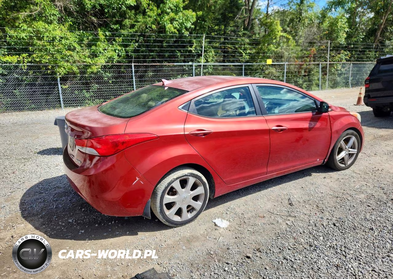2012 Hyundai Elantra Limited VIN:KMHDH4AE3CU498652 - 3