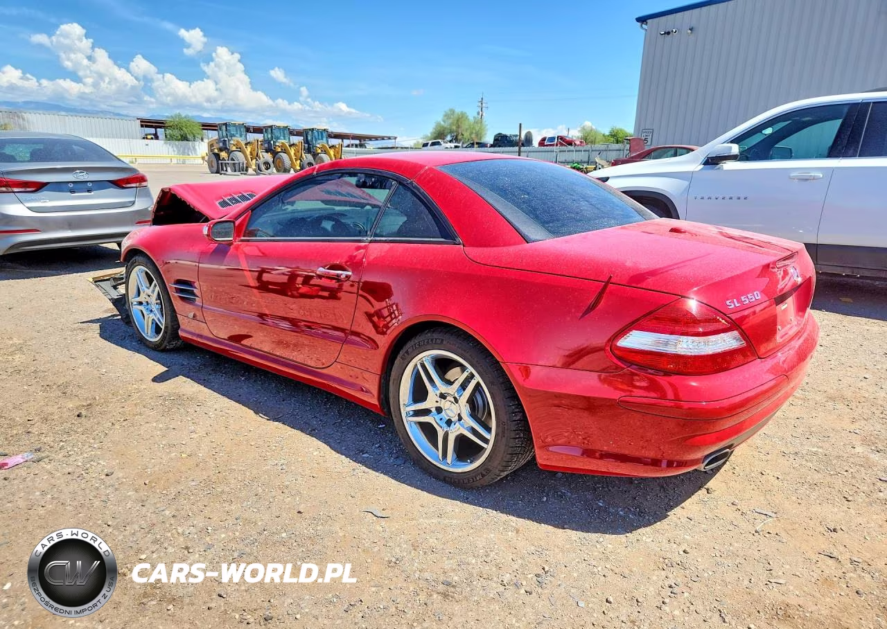 2007 Mercedes-Benz Sl 550 VIN:WDBSK71F37F131881 - 2