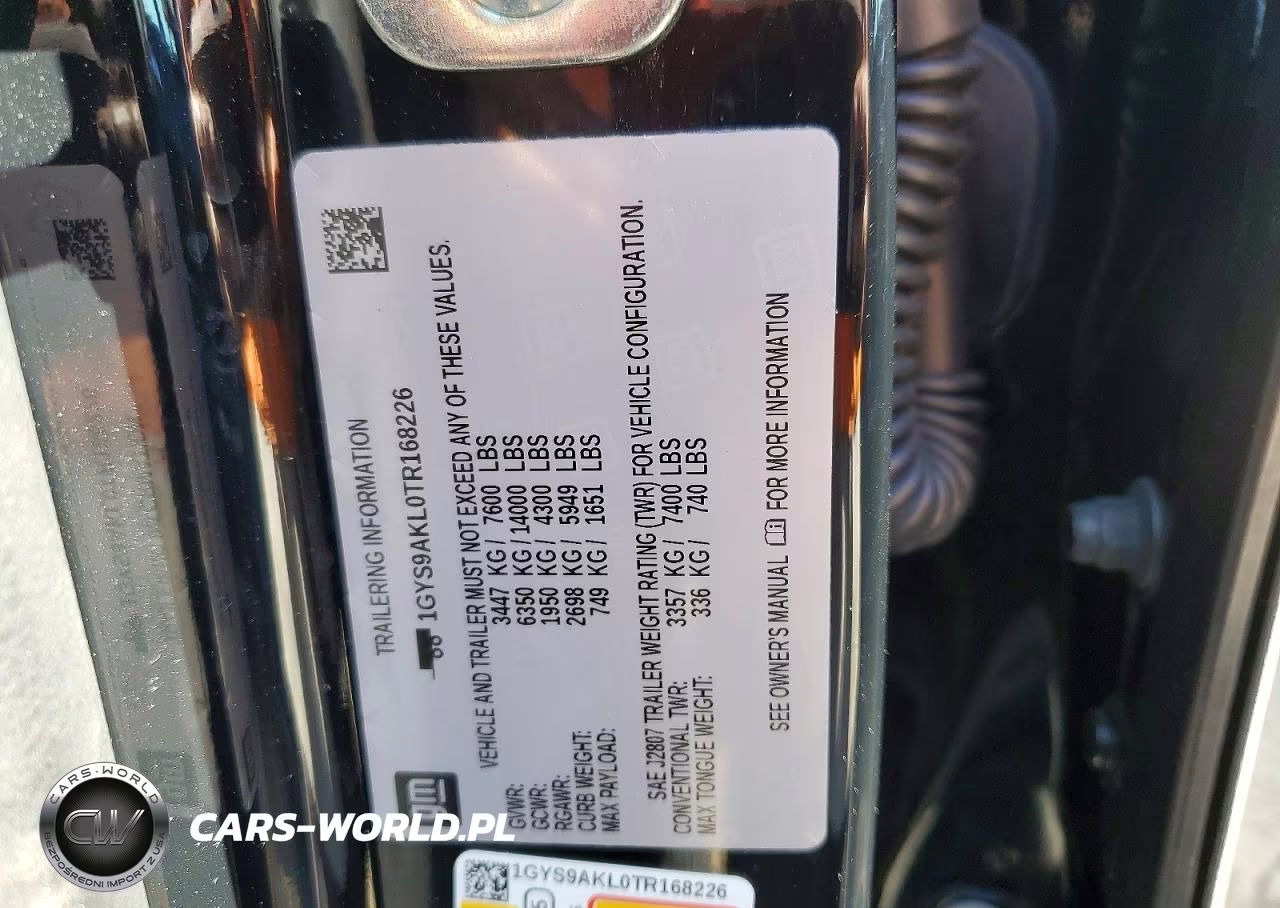2026 Cadillac Escalade VIN:1GYS9AKL0TR168226 - 13
