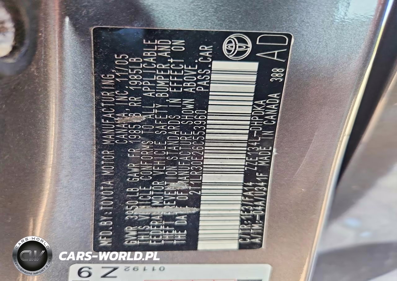 2006 Toyota Matrix Base VIN:2T1LR30E26C553960 - 13