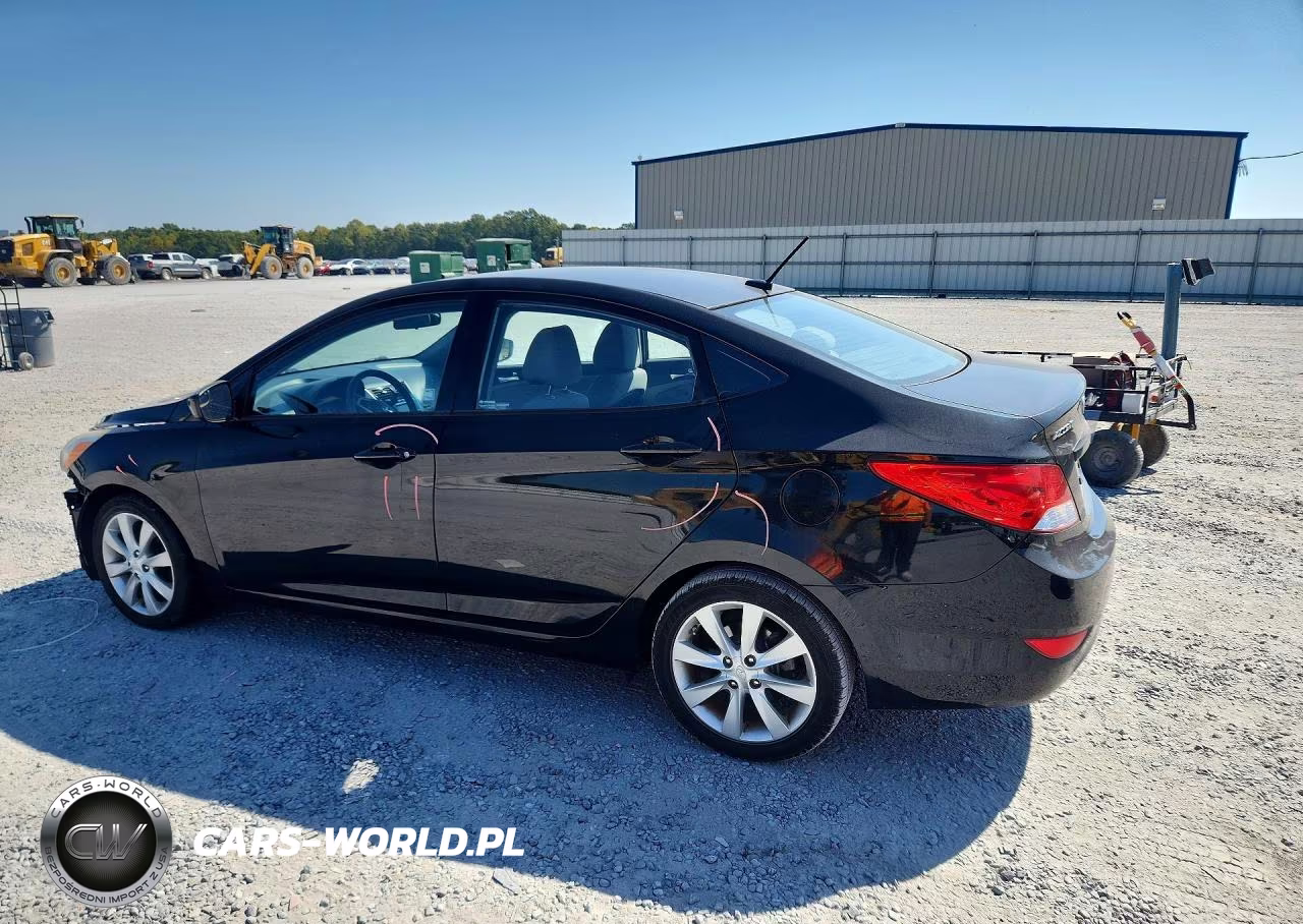 2014 Hyundai Accent Gls VIN:KMHCU4AE2EU767993 - 2