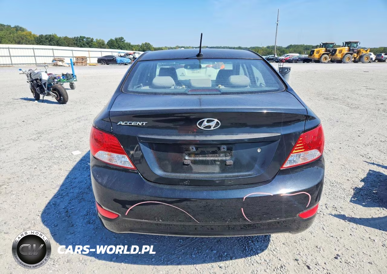 2014 Hyundai Accent Gls VIN:KMHCU4AE2EU767993 - 6
