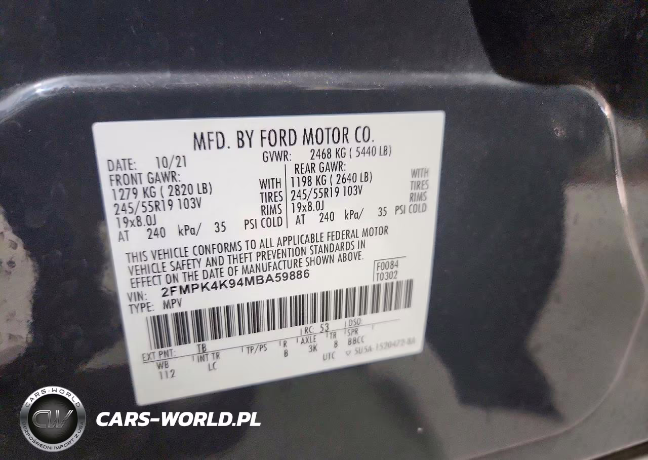 2021 Ford Edge Titanium VIN:2FMPK4K94MBA59886 - 13