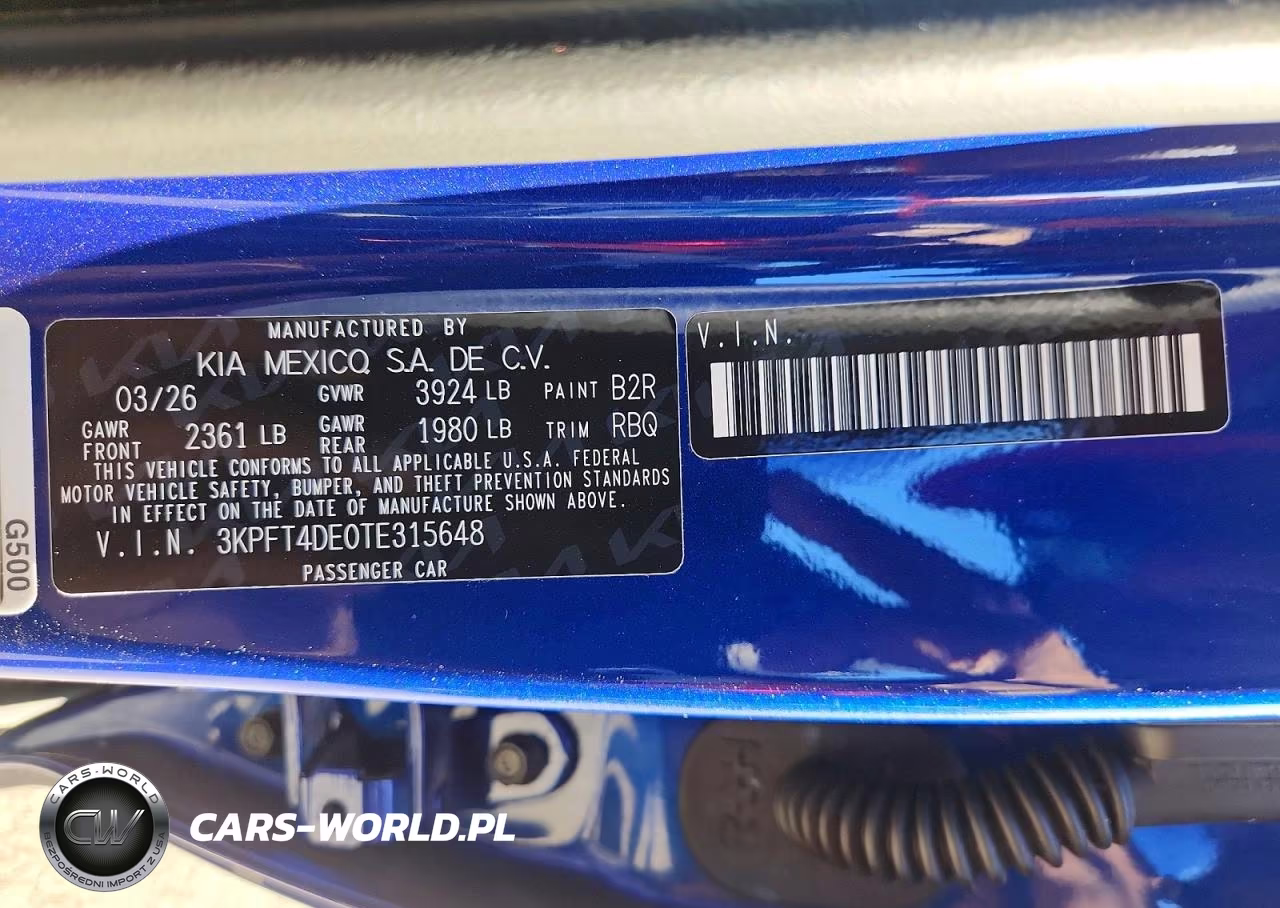 2026 Kia K4 Lxs VIN:3KPFT4DE0TE315648 - 12