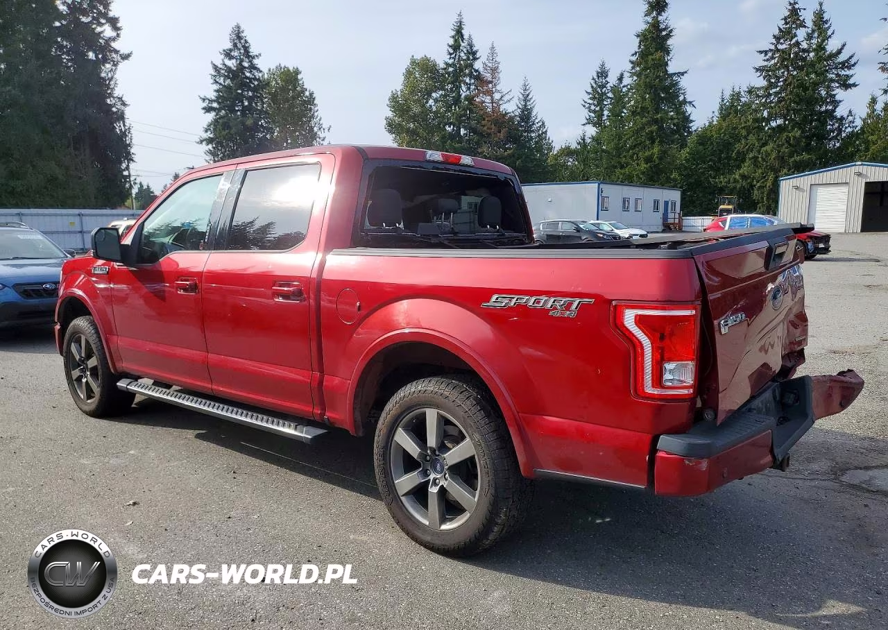 2016 Ford F150 Supercrew VIN:1FTEW1EF6GKE51603 - 2