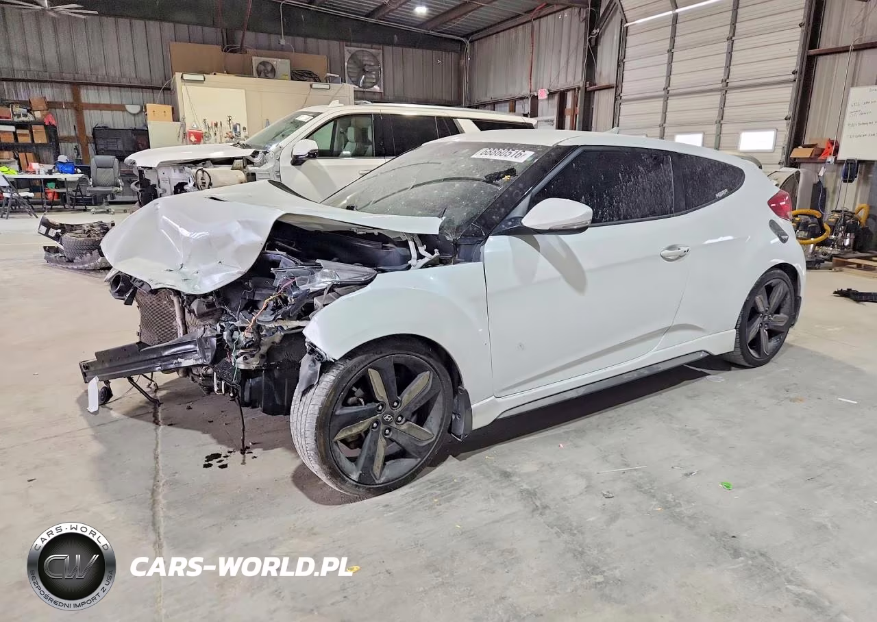 2015 Hyundai Veloster Turbo VIN:KMHTC6AE1FU239426 - 1