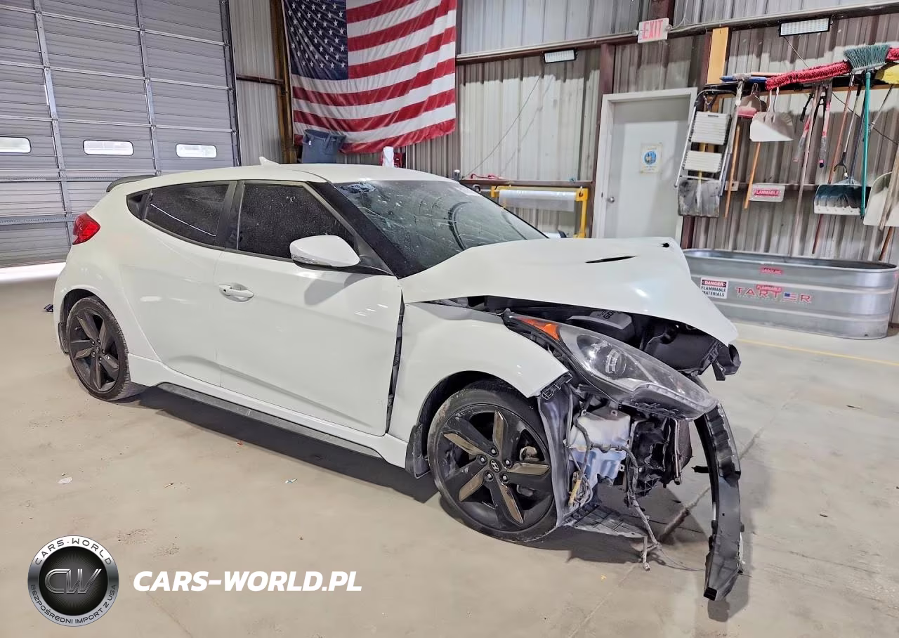 2015 Hyundai Veloster Turbo VIN:KMHTC6AE1FU239426 - 4