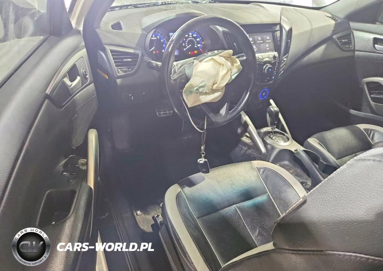 2015 Hyundai Veloster Turbo VIN:KMHTC6AE1FU239426 - 8
