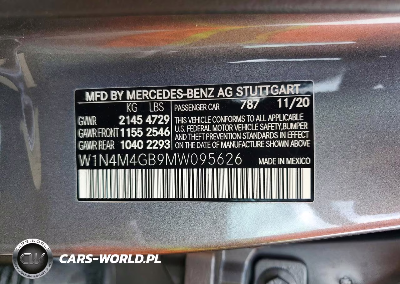 2021 Mercedes-Benz Glb 250 VIN:W1N4M4GB9MW095626 - 13