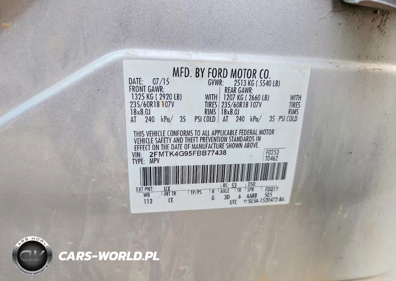 2015 Ford Edge Se VIN:2FMTK4G95FBB77438 - 13