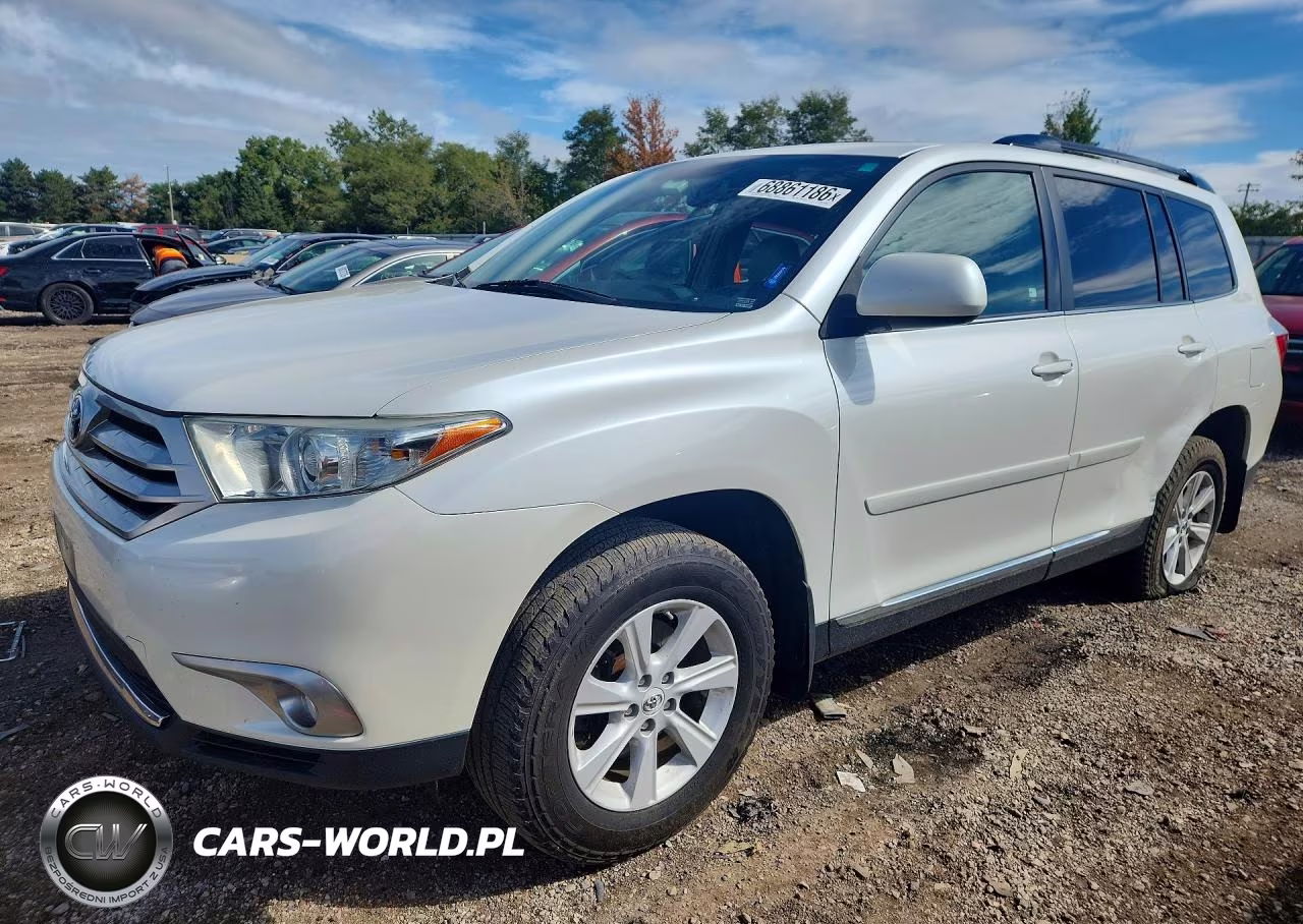 2012 Toyota Highlander Se VIN:5TDBK3EH4CS172696 - 1