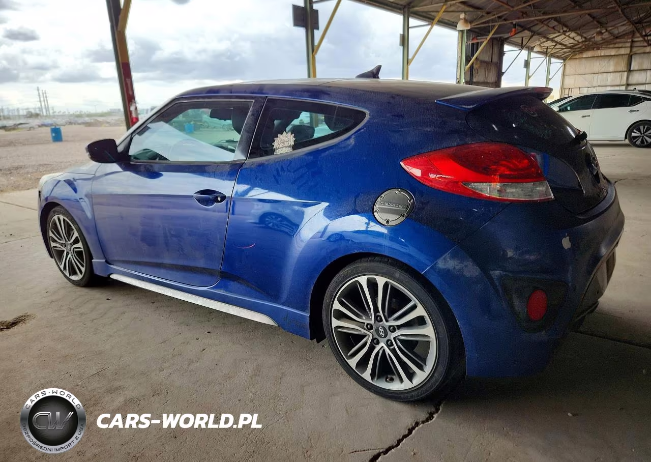 2016 Hyundai Veloster Turbo VIN:KMHTC6AE0GU289672 - 2