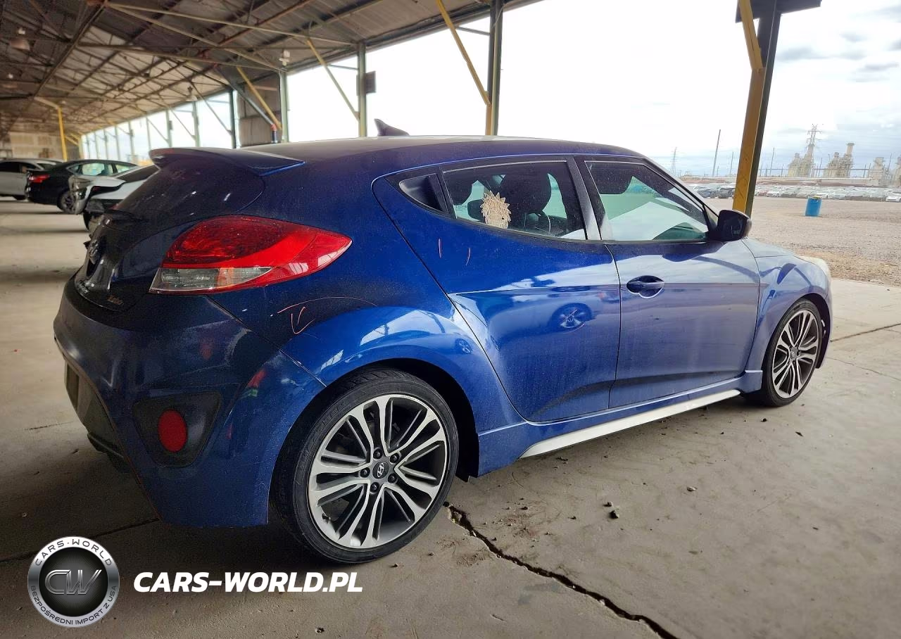 2016 Hyundai Veloster Turbo VIN:KMHTC6AE0GU289672 - 3