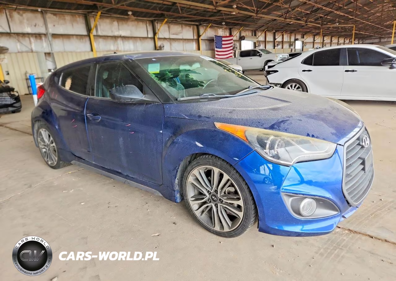 2016 Hyundai Veloster Turbo VIN:KMHTC6AE0GU289672 - 4