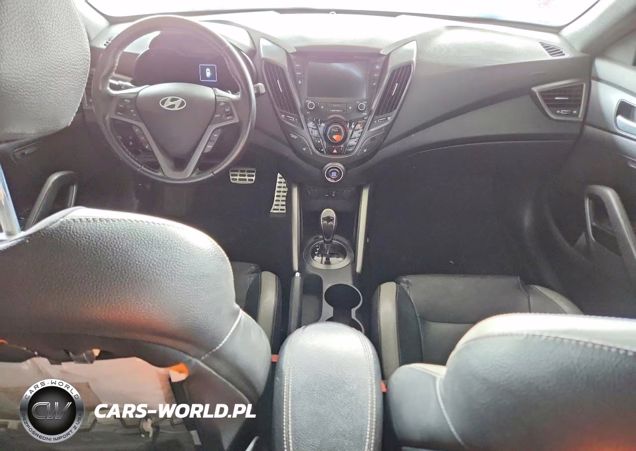 2016 Hyundai Veloster Turbo VIN:KMHTC6AE0GU289672 - 8