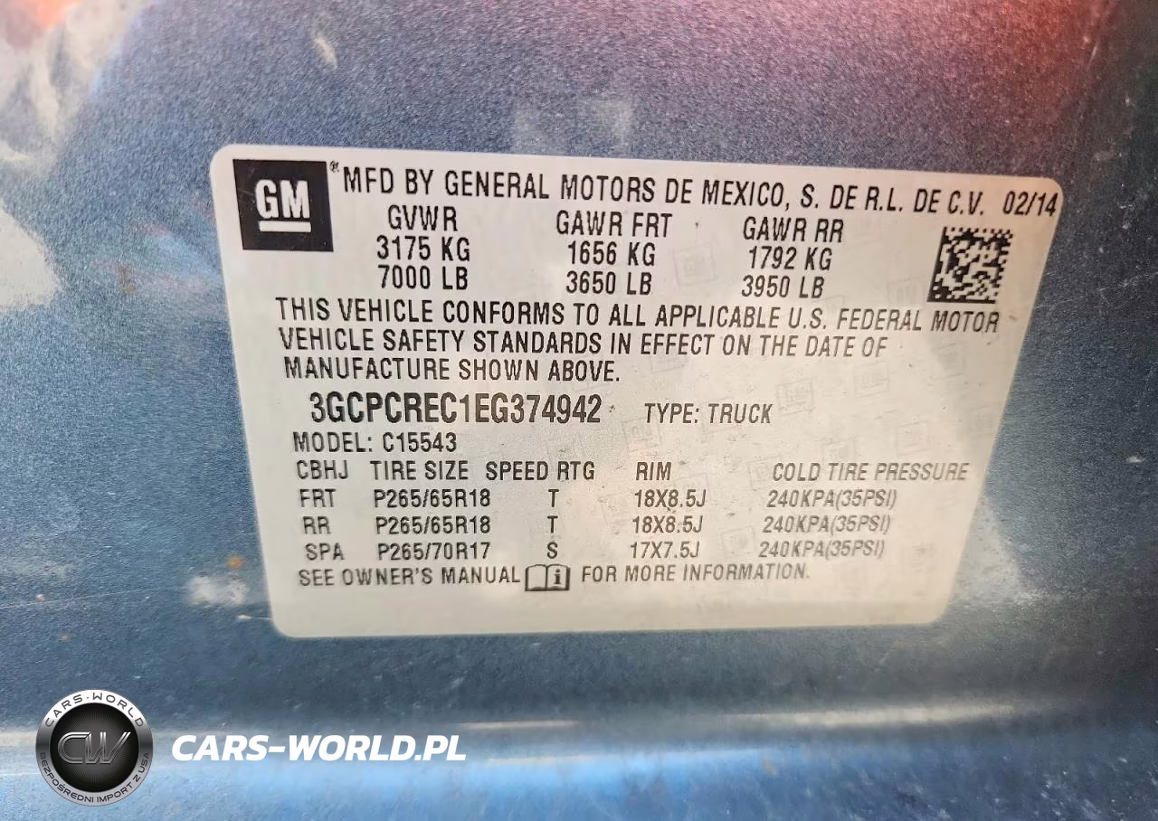 2014 Chevrolet Silverado C1500 Lt VIN:3GCPCREC1EG374942 - 12