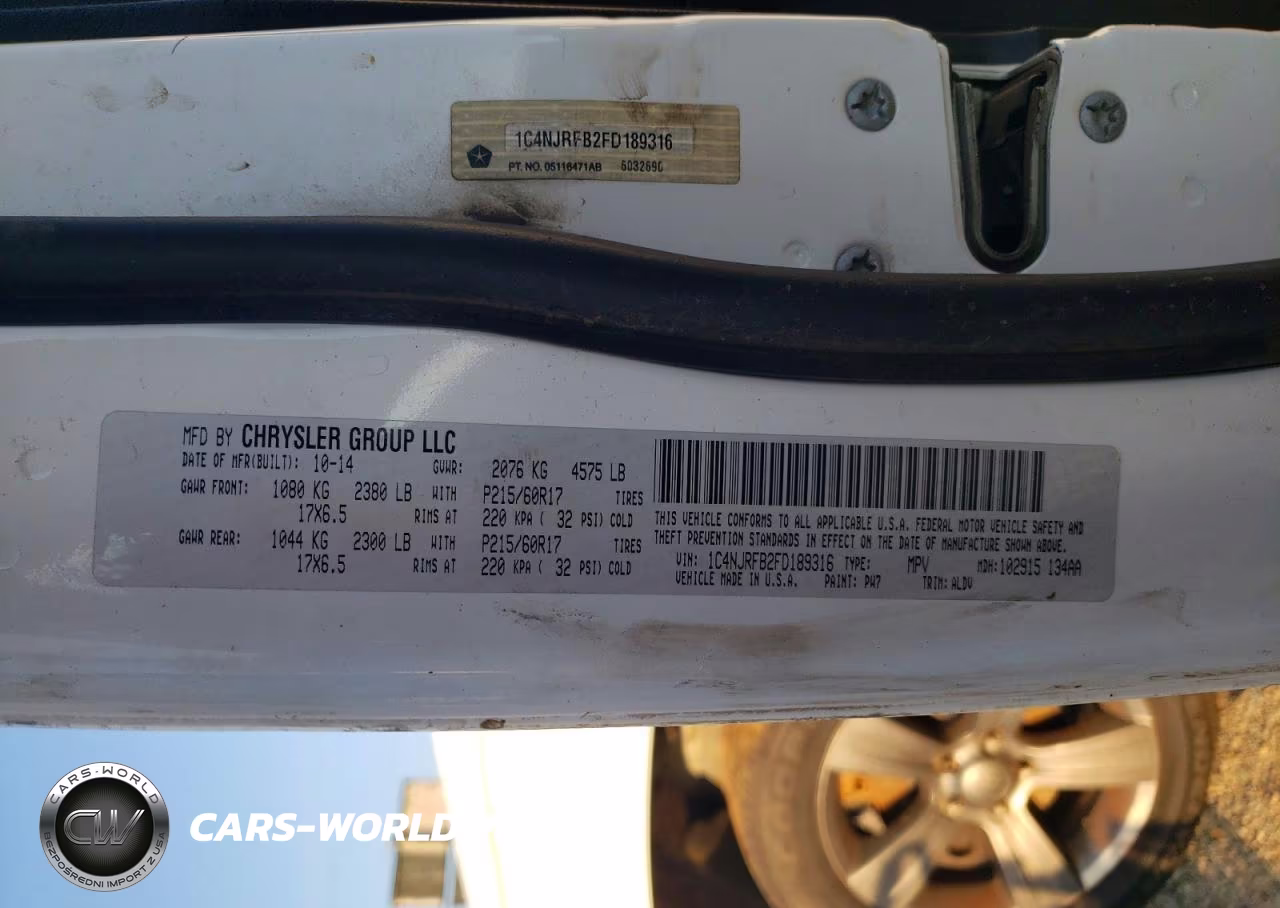2015 Jeep Patriot Latitude VIN:1C4NJRFB2FD189316 - 13