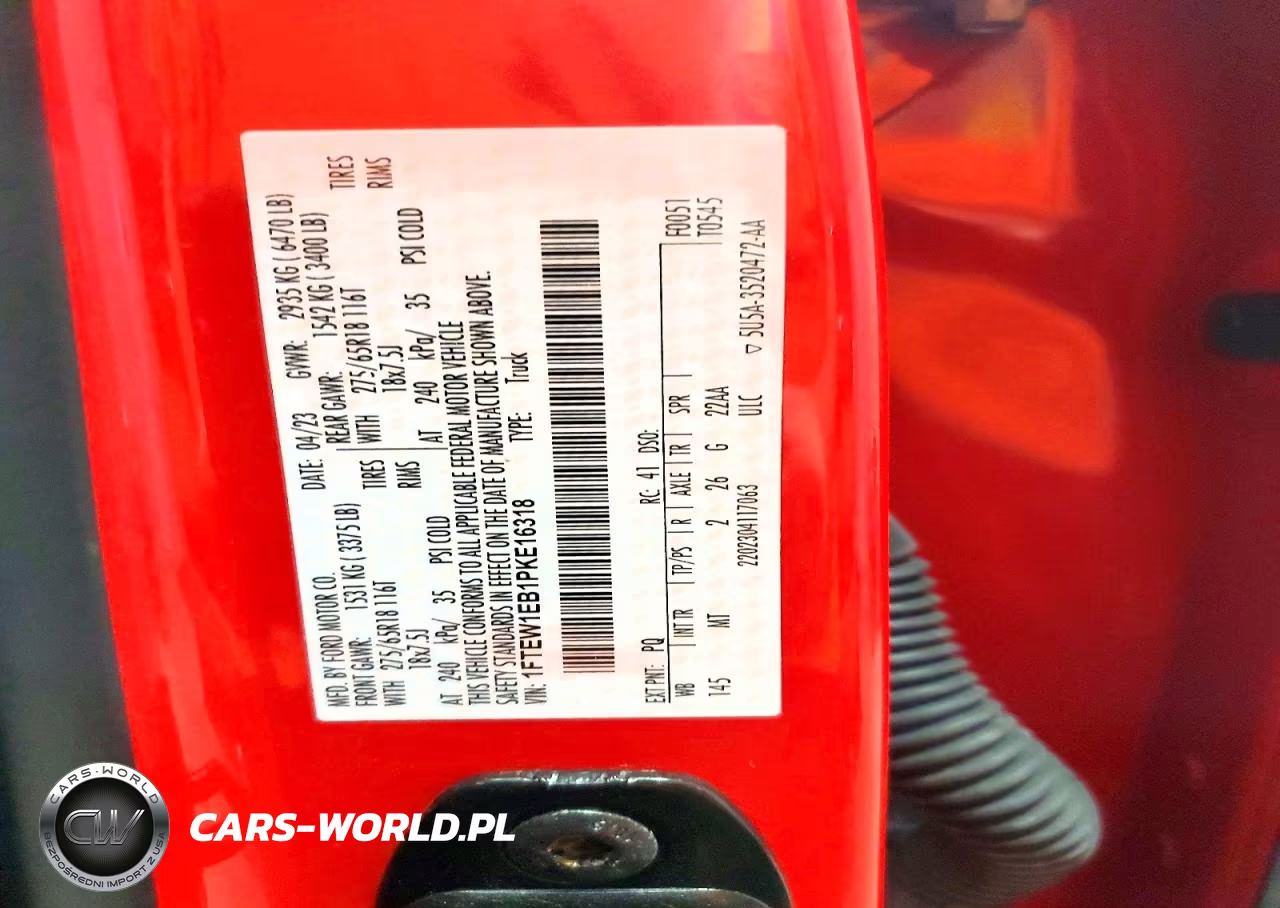 2023 Ford F150 Supercrew VIN:1FTEW1EB1PKE16318 - 12