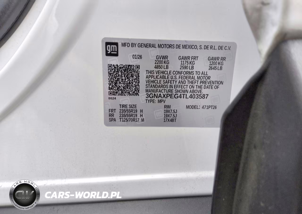 2026 Chevrolet Equinox Lt VIN:3GNAXPEG4TL403587 - 13