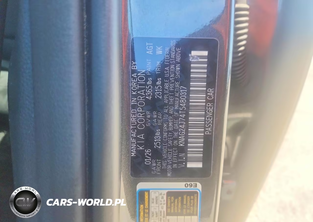 2026 Kia K5 Lxs VIN:KNAG24J74T5480317 - 13