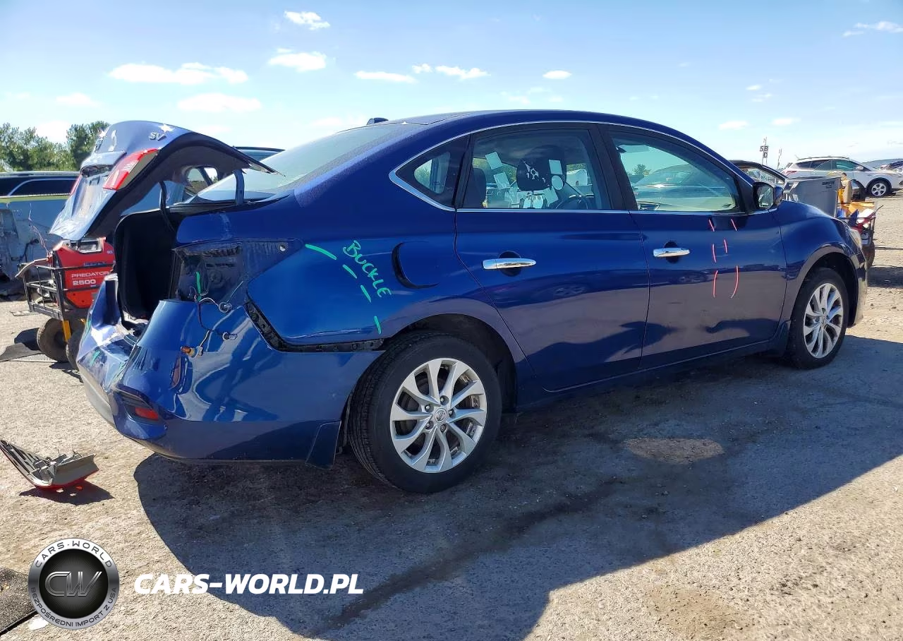 2019 Nissan Sentra Sv VIN:3N1AB7AP4KY301370 - 3