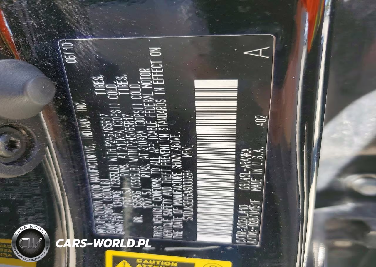 2010 Toyota Highlander Se VIN:5TDJK3EH5AS030284 - 13