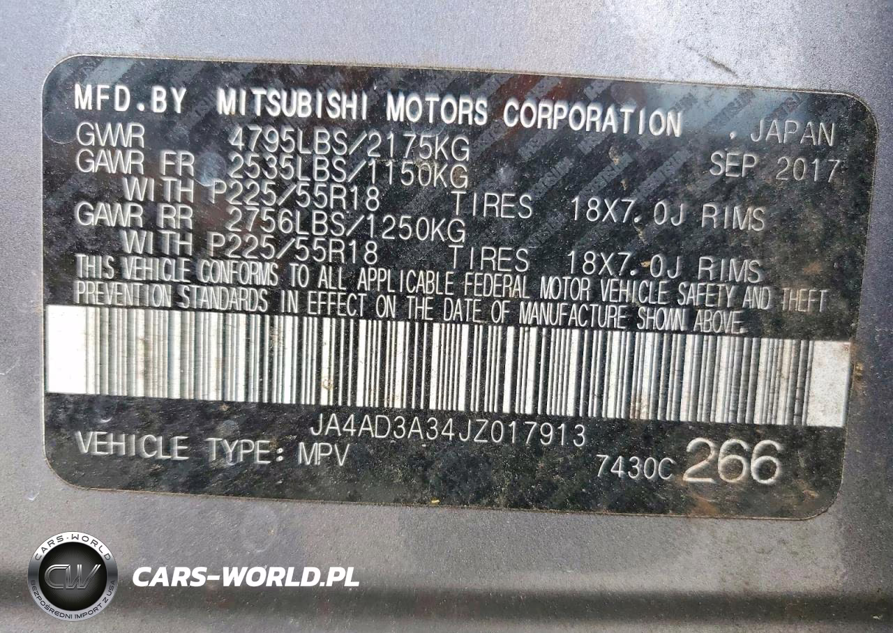 2018 Mitsubishi Outlander Se VIN:JA4AD3A34JZ017913 - 13
