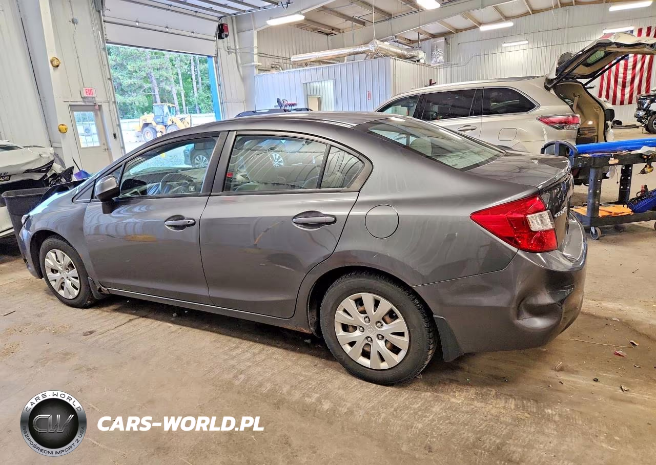 2012 Honda Civic Lx VIN:19XFB2F55CE085612 - 2