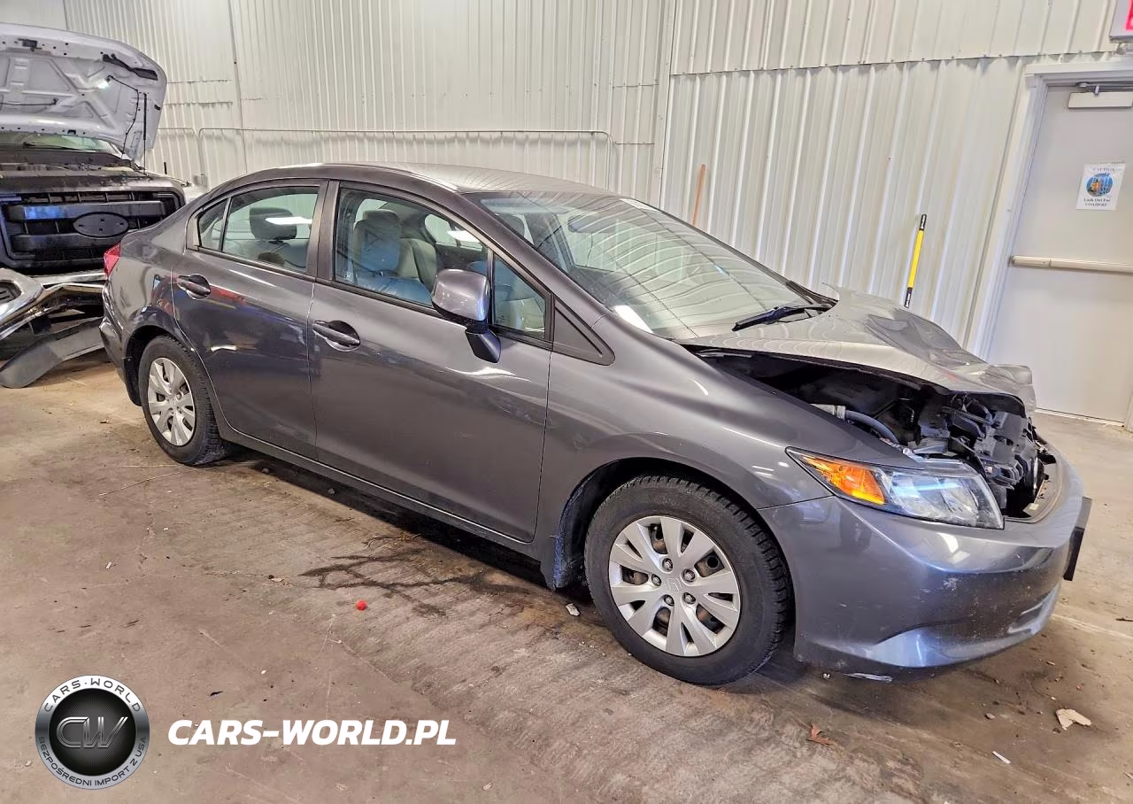 2012 Honda Civic Lx VIN:19XFB2F55CE085612 - 4