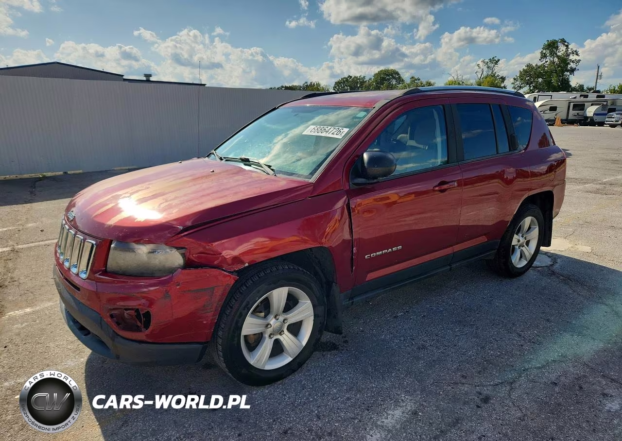 2014 Jeep Compass Sport VIN:1C4NJCBBXED744952 - 1
