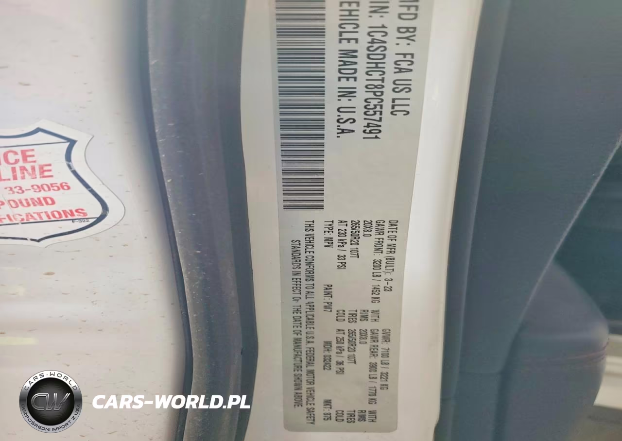 2023 Dodge Durango R-T VIN:1C4SDHCT8PC557491 - 12