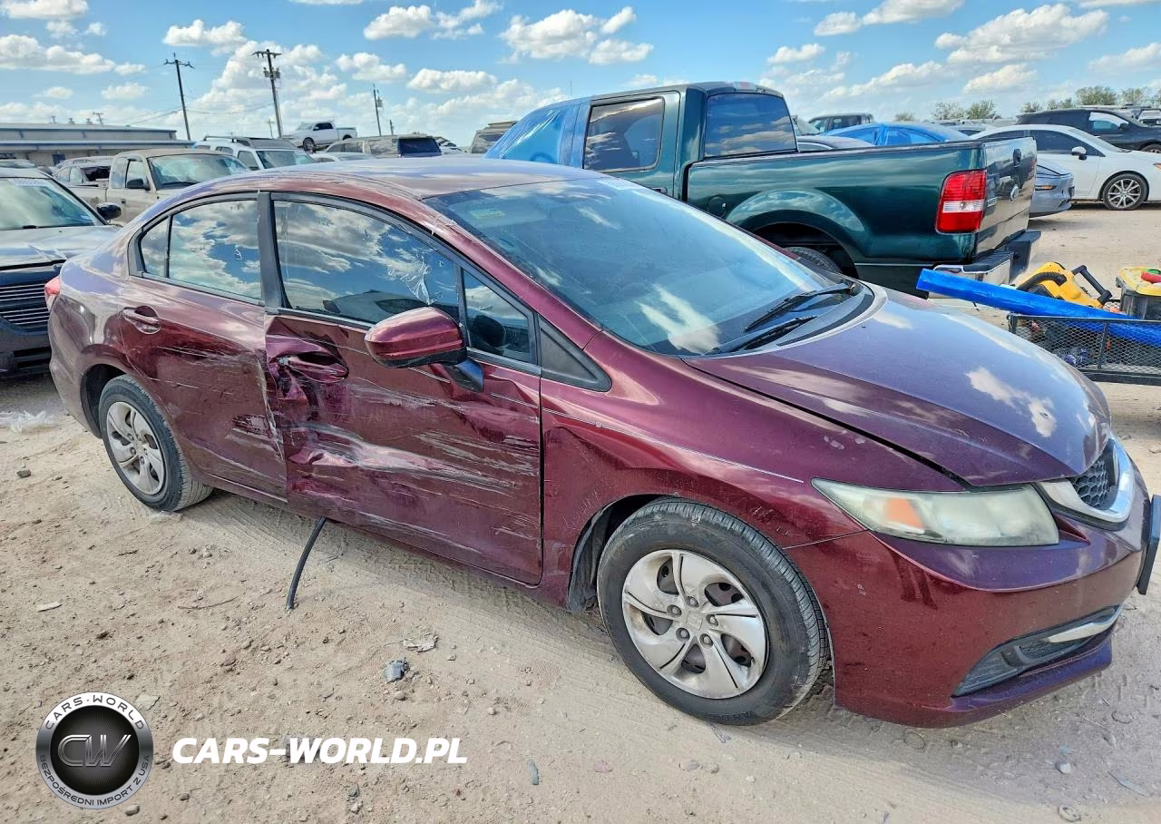 2014 Honda Civic Lx VIN:19XFB2F56EE057126 - 4
