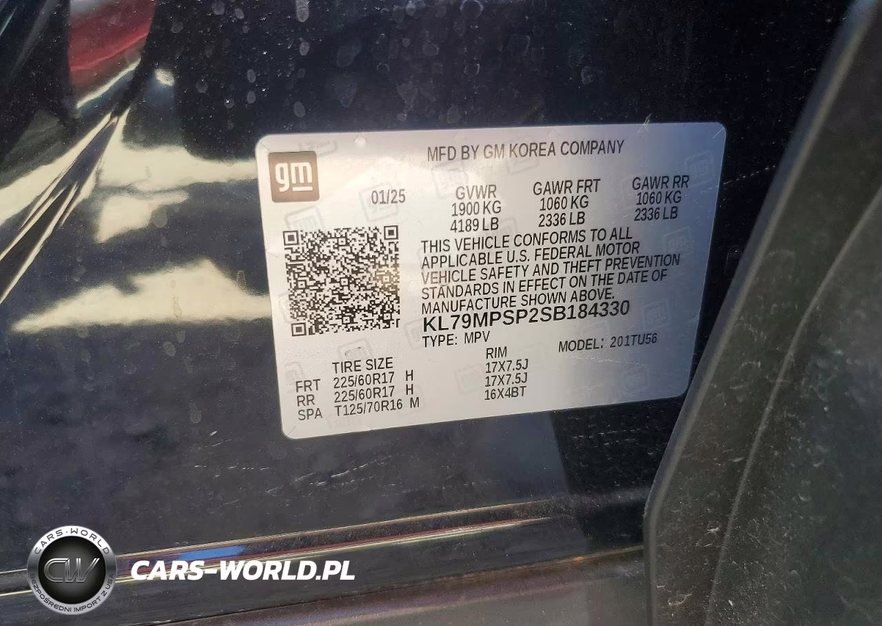 2025 Chevrolet Trailblazer Lt VIN:KL79MPSP2SB184330 - 13