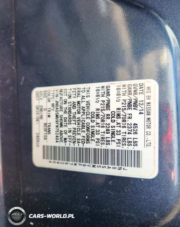 2015 Nissan Rogue Select S VIN:JN8AS5MV9FW752484 - 13