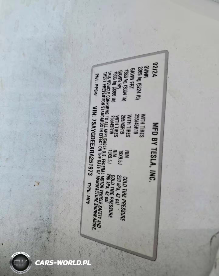 2024 Tesla Model Y VIN:7SAYGDEEXRA251973 - 12