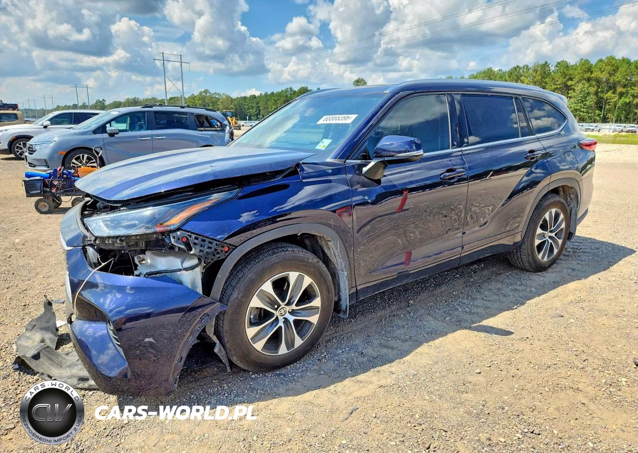 2021 Toyota Highlander Xle VIN:5TDGZRAH0MS033855 - 1